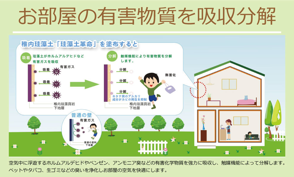 有害化学物質を分解します！